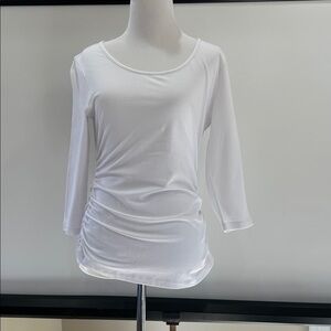 Soft Surroundings White Long Sleeve Top